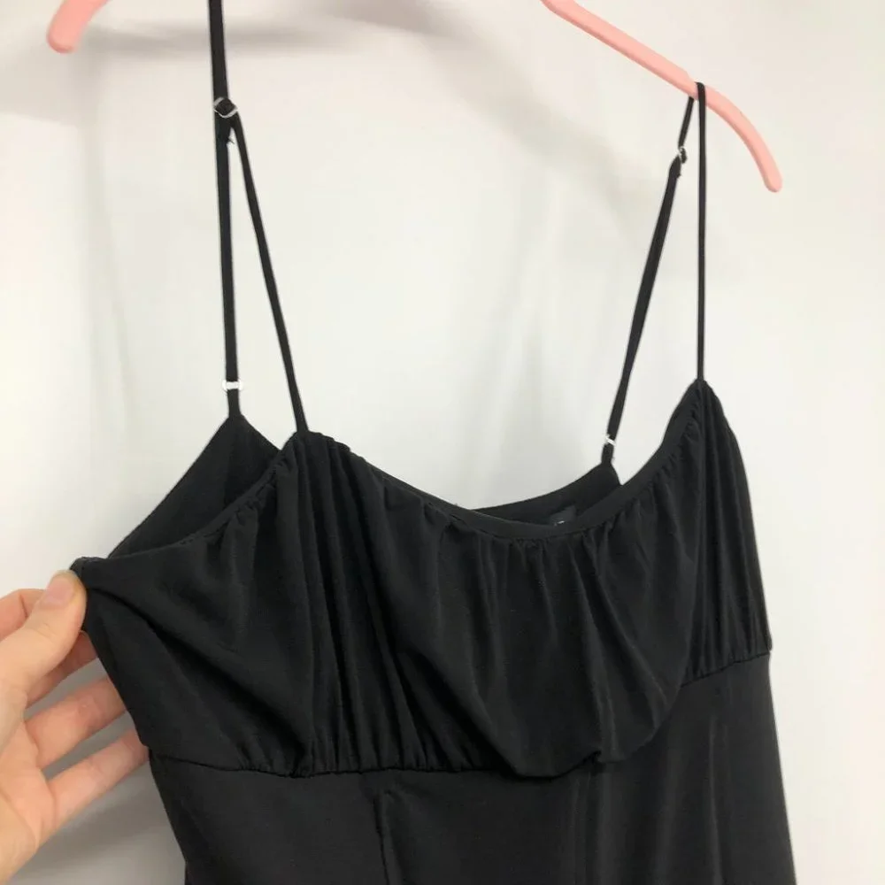 NWT Dynamite Black midi corset detail cami dress Medium - Picture 9 of 14